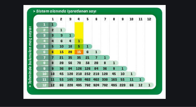 iddaa sistem tablosu okuma 2020